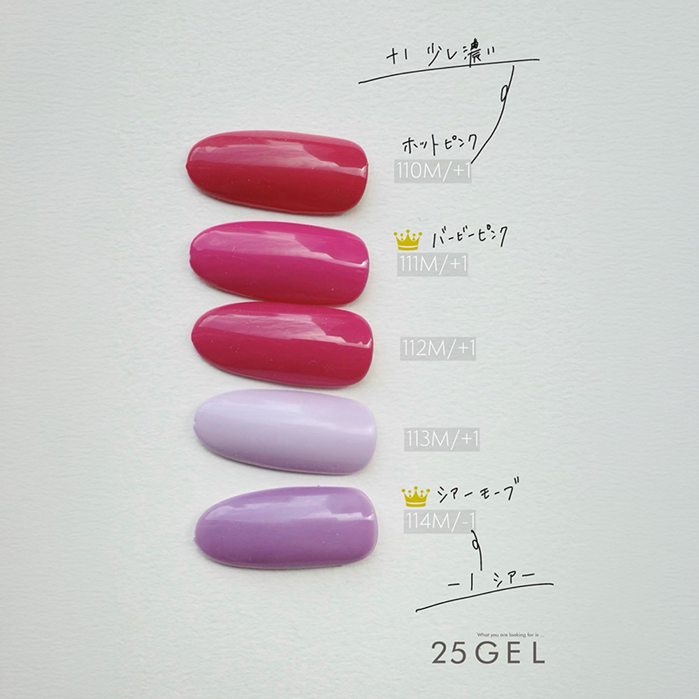 25GEL カラージェル 4g 111M/+1