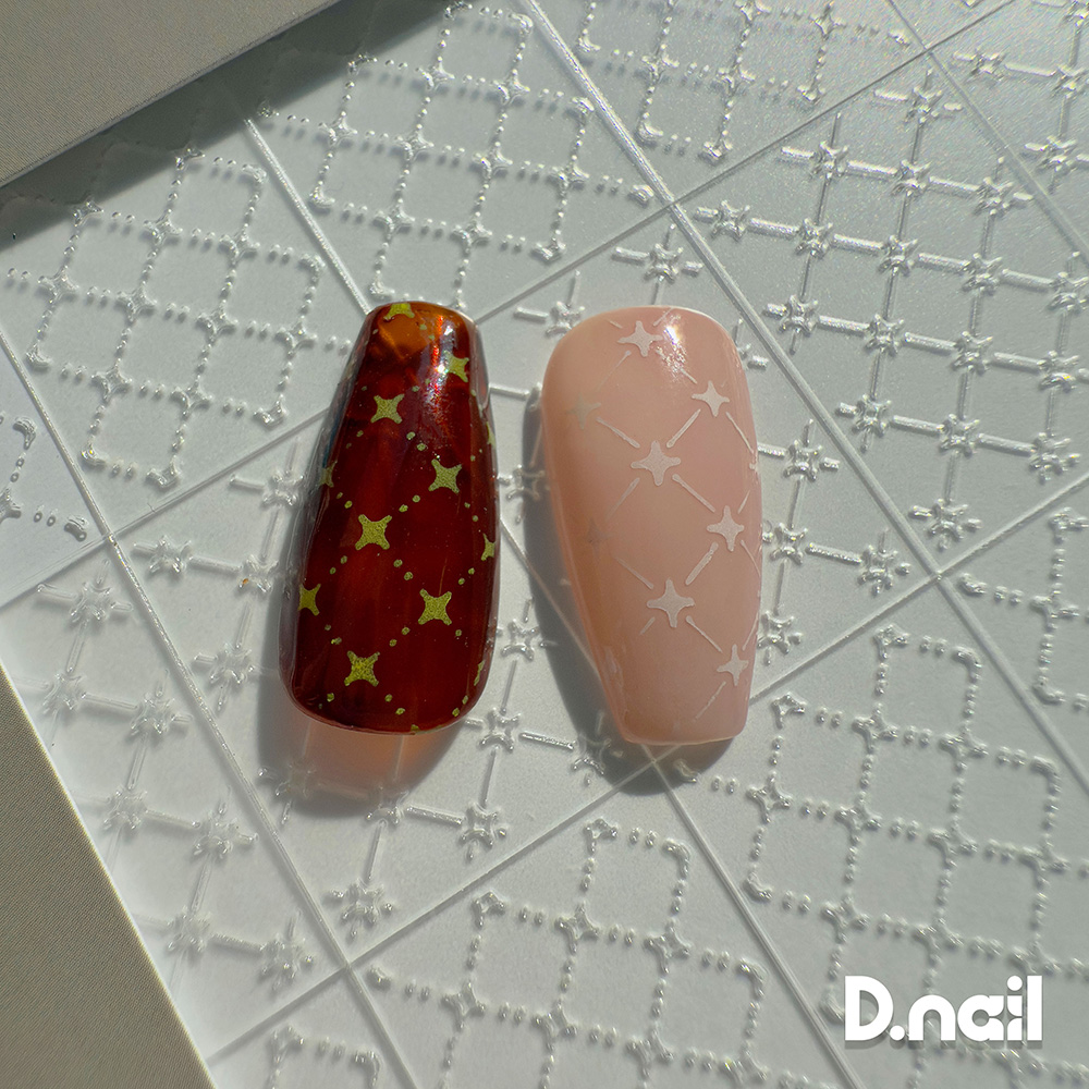 D.nail ホッピングシール 1枚入 チェック 03 #38195