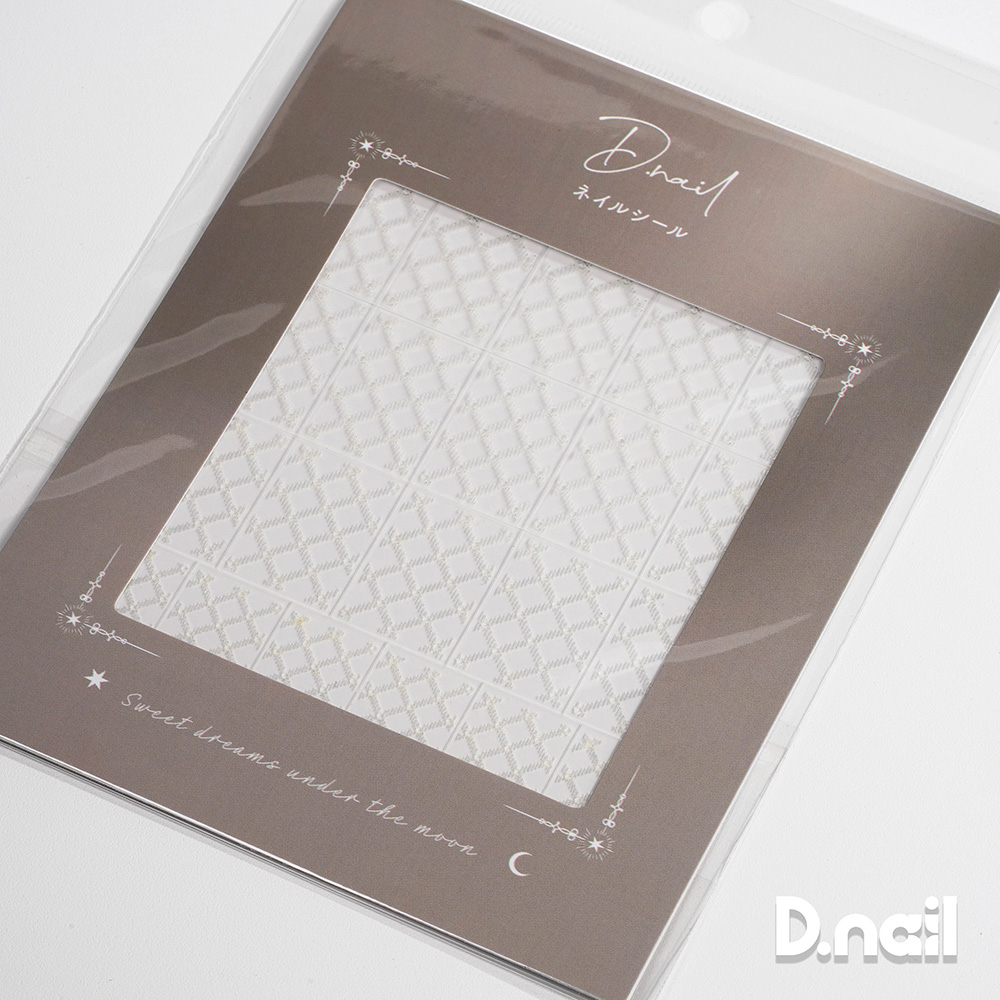 D.nail ホッピングシール 1枚入 チェック 02 #38194