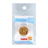 BEAUTY NAILER フェニックスシリーズ ホロゴールド スター 1mm PHX-34