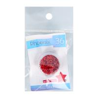 BEAUTY NAILER フェニックスシリーズ ホロレッド スター 1mm PHX-36