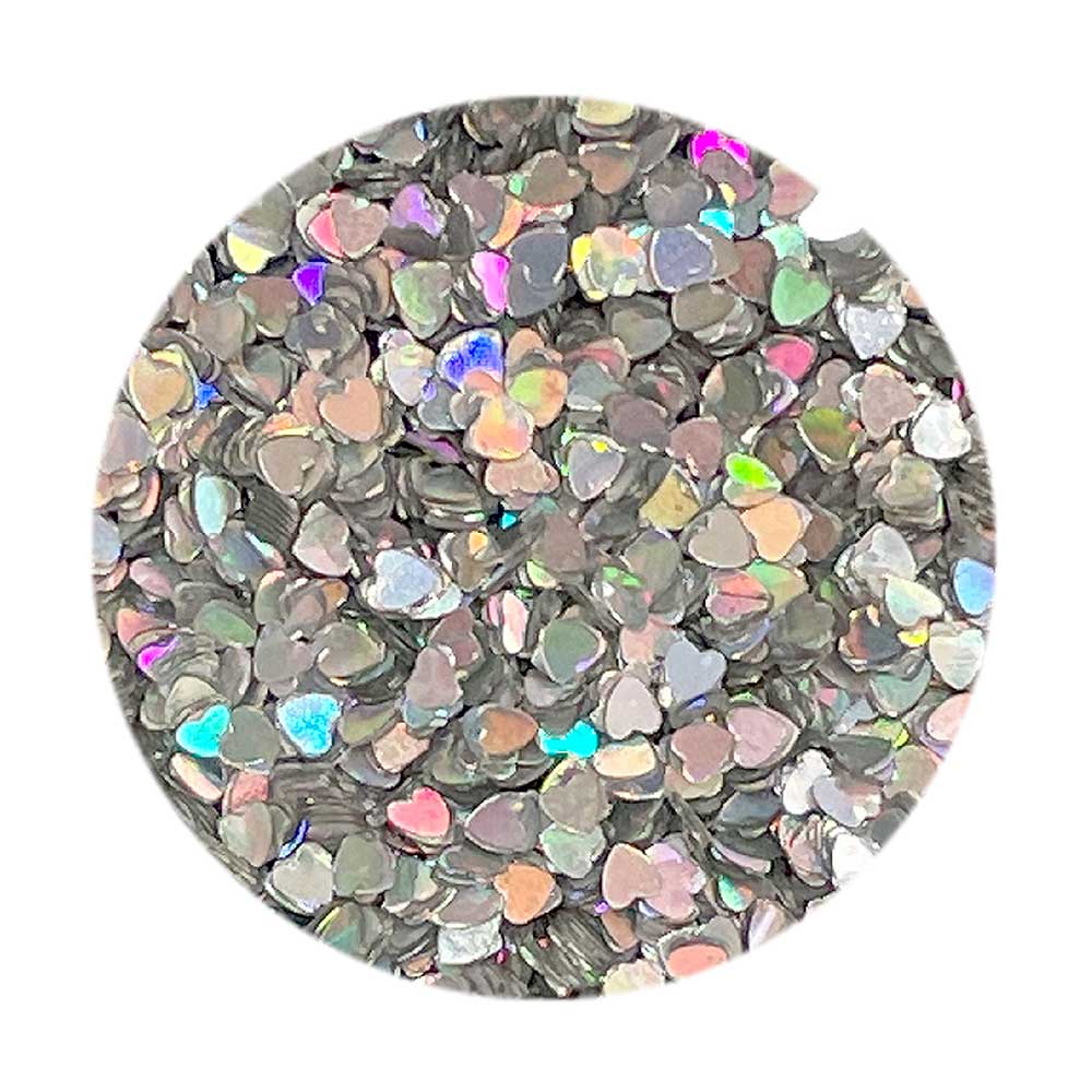 BEAUTY NAILER フェニックスシリーズ ホロシルバー ハート 1mm PHX-42