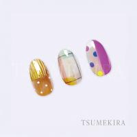 ツメキラ プレインシート フレンチ用ガイドシール ストレート SP-PLS-103
