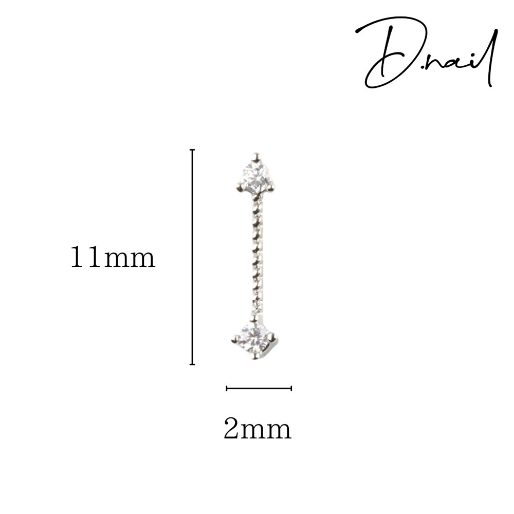 D.nail ジュエリービジューパーツ DS-91 10P #8588
