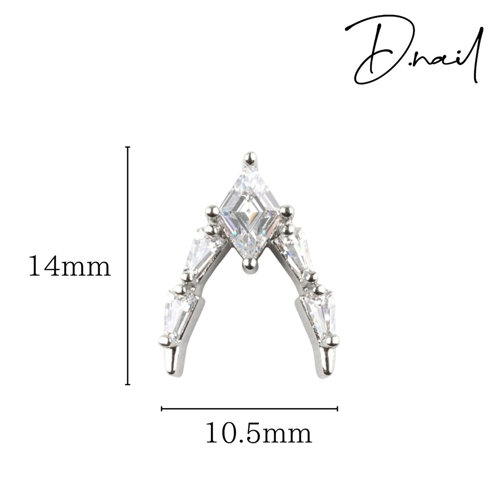D.nail ジュエリービジューパーツ DS-100 2P #8597
