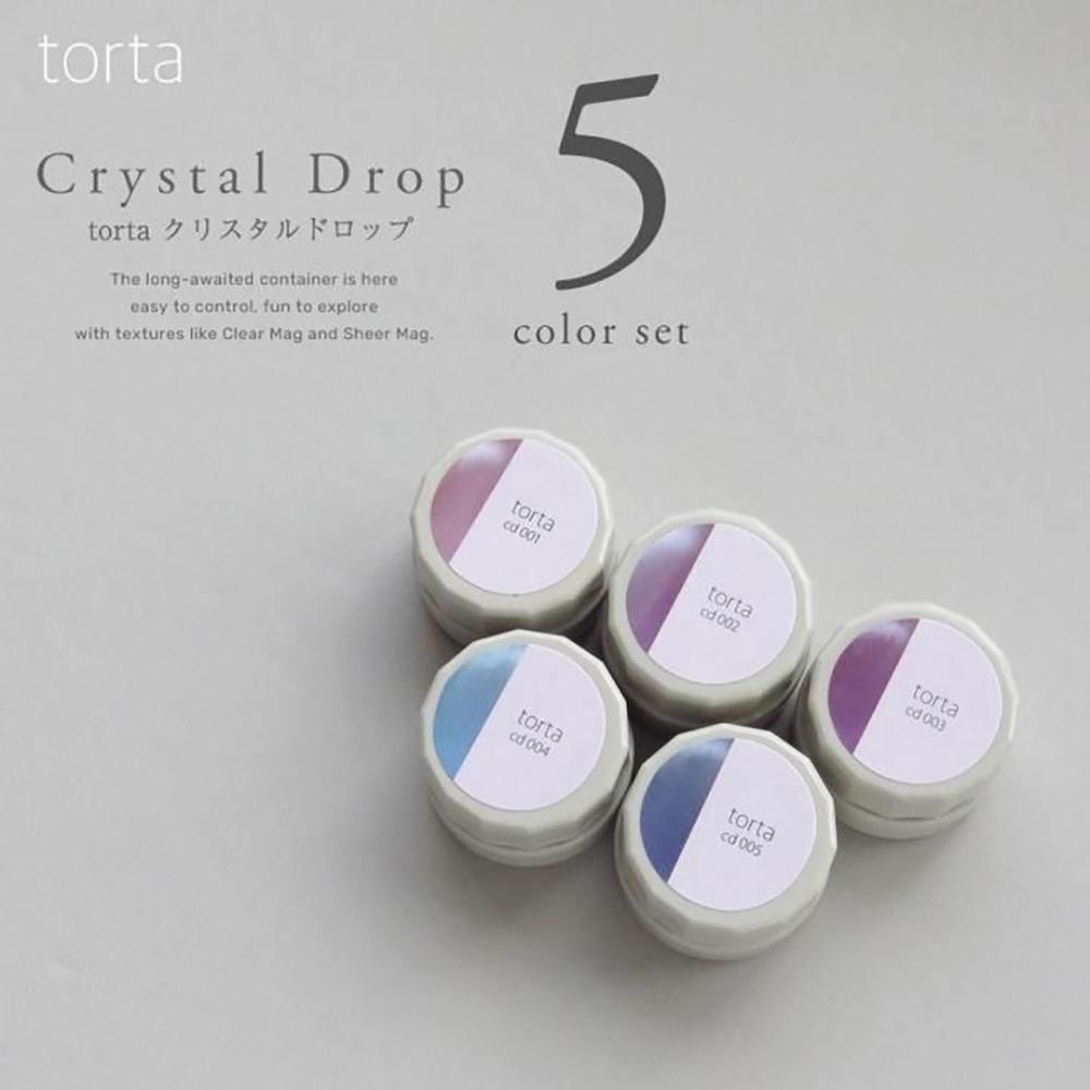 WSPT JAPAN トルタ クリスタルドロップ 3g 5色セット