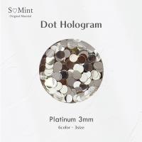 SMint エスミント ドットホログラム 約1g 3 プラチナム 3mm