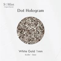 SMint エスミント ドットホログラム 約1g 4 ホワイトゴールド 1mm