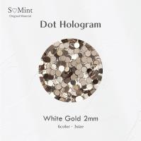SMint エスミント ドットホログラム 約1g 5 ホワイトゴールド 2mm