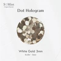 SMint エスミント ドットホログラム 約1g 6 ホワイトゴールド 3mm
