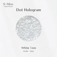 SMint エスミント ドットホログラム 約1g 7 ホワイト 1mm