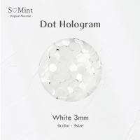 SMint エスミント ドットホログラム 約1g 9 ホワイト 3mm