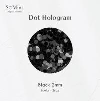 SMint エスミント ドットホログラム 約1g 11 ブラック 2mm