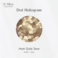 SMint エスミント ドットホログラム 約1g 15 マットゴールド 3mm