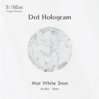 SMint エスミント ドットホログラム 約1g 18 マットホワイト 3mm