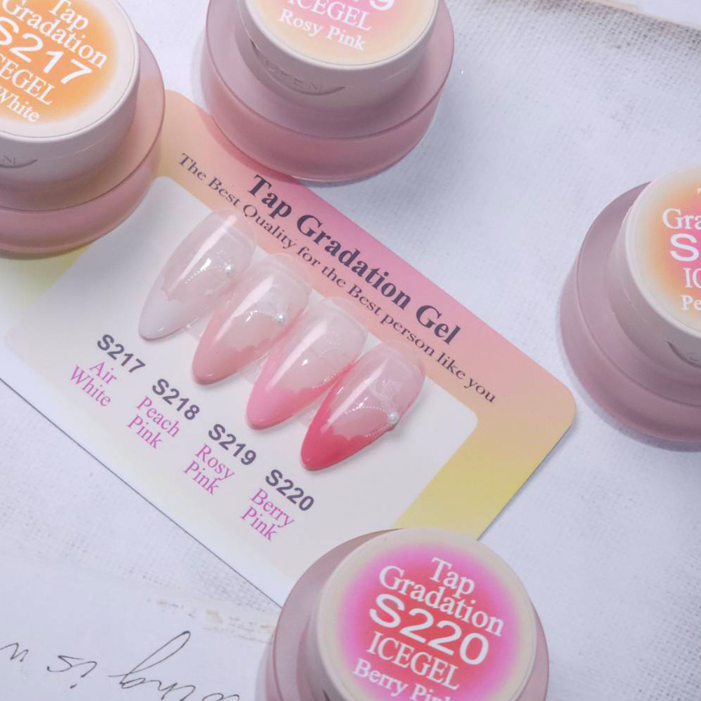 ICE GEL ABLACK タップグラデーションジェル 2g×4色セット