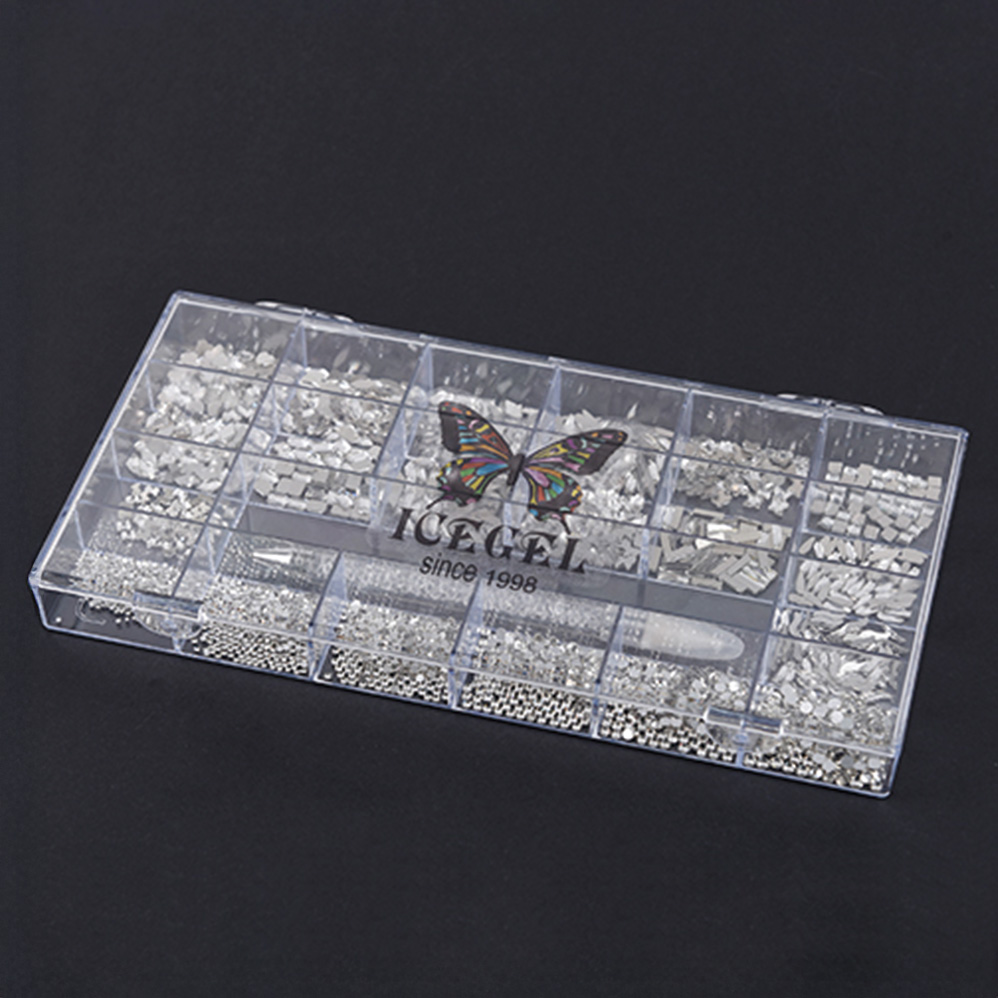 ICE GEL バラエティーストーン フルセット ストーンフィクサースティック付き