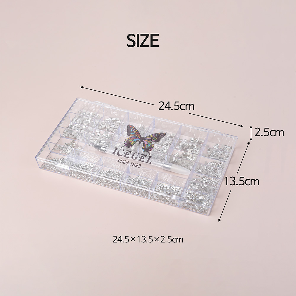 ICE GEL バラエティーストーン フルセット ストーンフィクサースティック付き