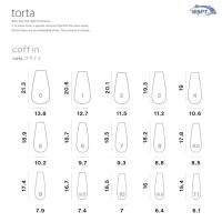 WSPT JAPAN トルタ エクステンションチップ 240Tip's コフィン TOP2602
