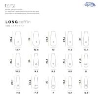 WSPT JAPAN トルタ エクステンションチップ 240Tip'sロングコフィンTOP2603