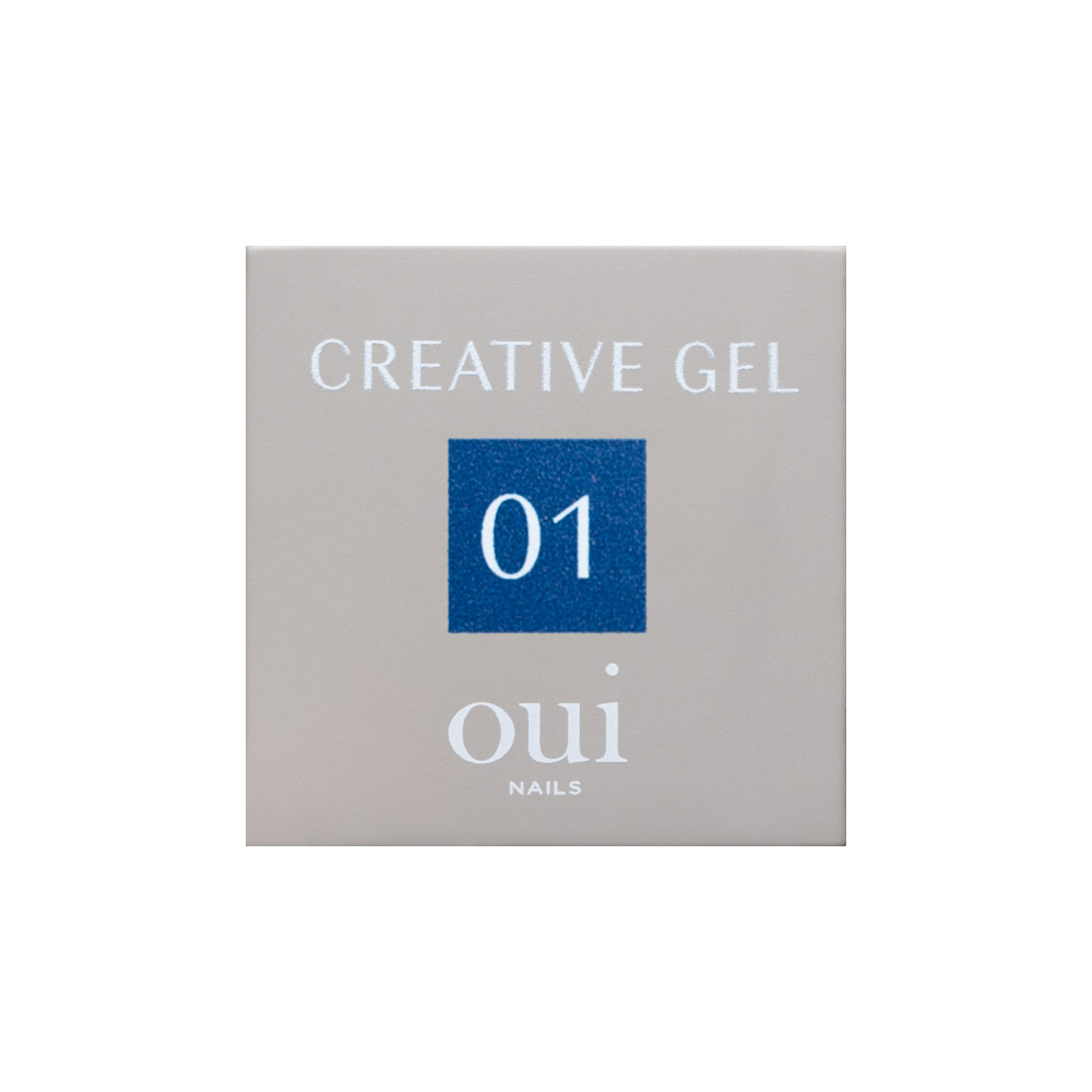 ■oui nails クリエイティブジェル01 ブルー 4g OUI-G-CG01