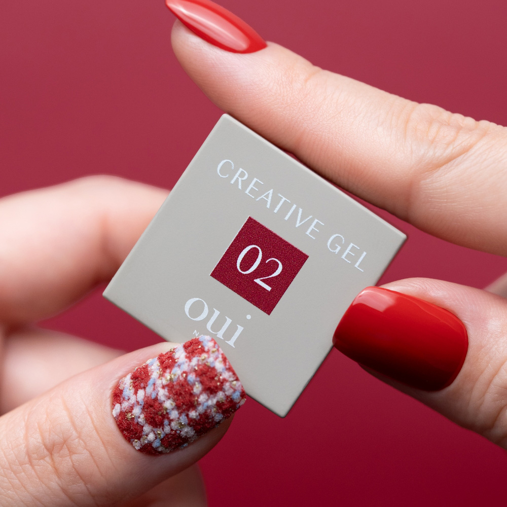 ■oui nails クリエイティブジェル02 レッド 4g OUI-G-CG02