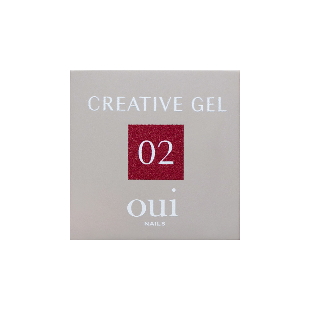 ■oui nails クリエイティブジェル02 レッド 4g OUI-G-CG02
