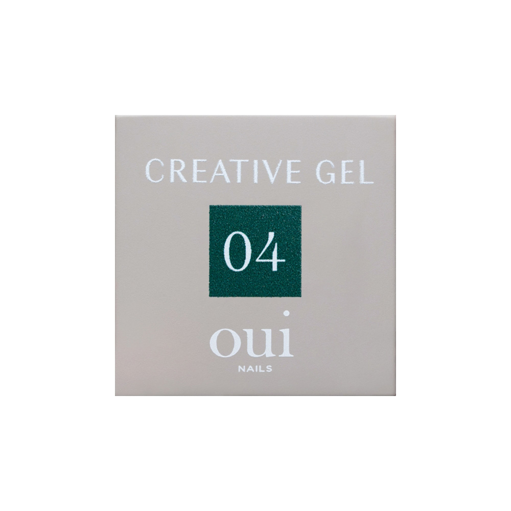 ■oui nails クリエイティブジェル04 グリーン 4g OUI-G-CG04