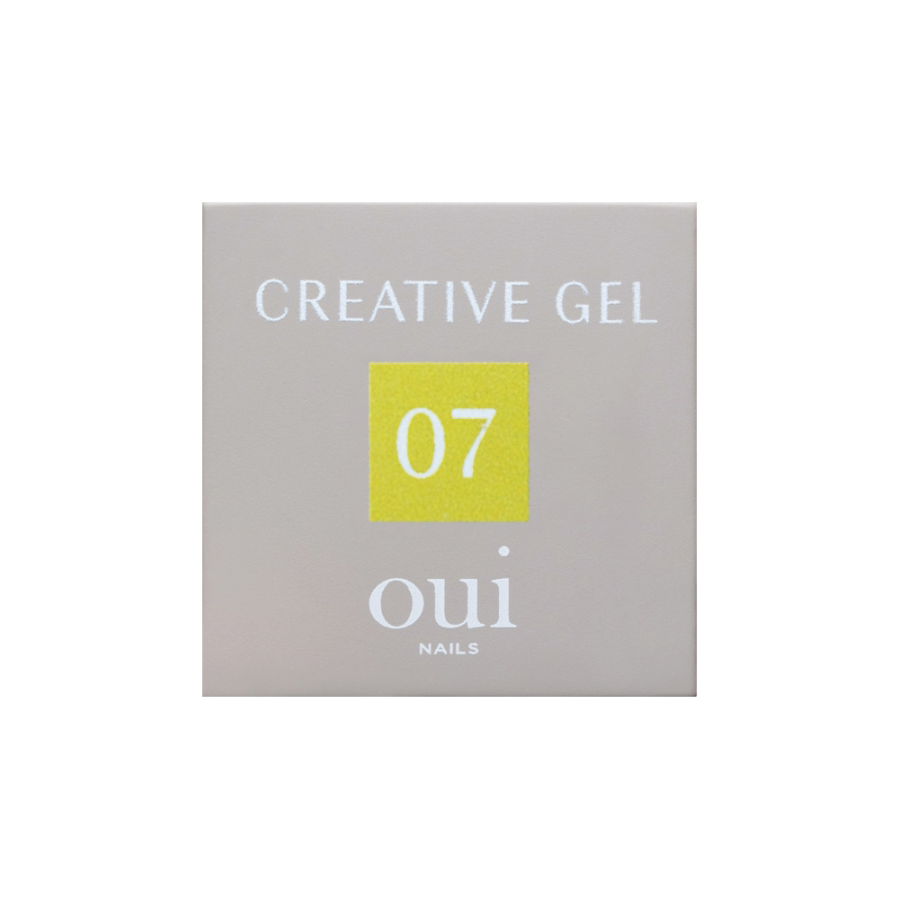 ■oui nails クリエイティブジェル07 イエロー 4g OUI-G-CG07