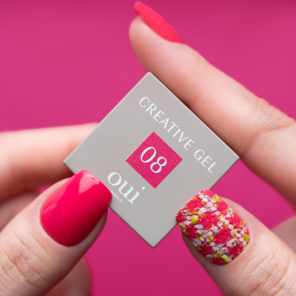 ■oui nails クリエイティブジェル08 ピンク 4g OUI-G-CG08