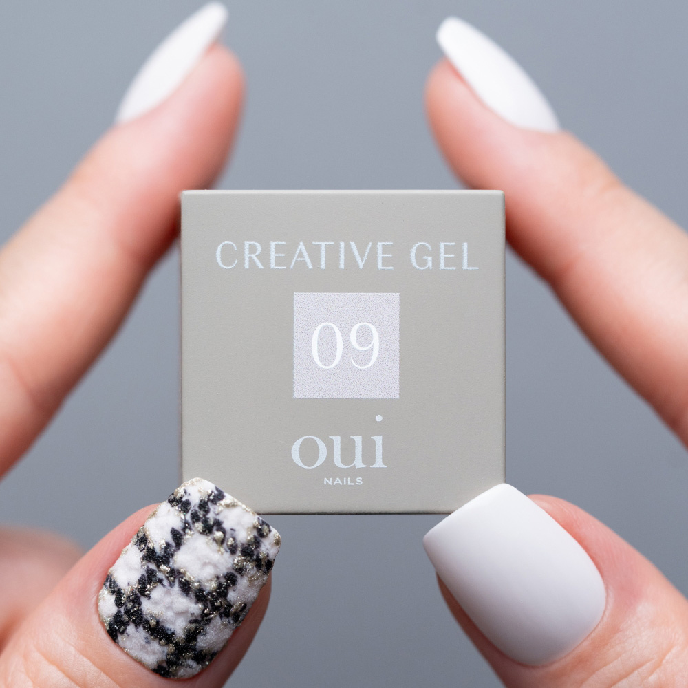■oui nails クリエイティブジェル09 オフホワイト 4g OUI-G-CG09