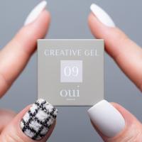 ■oui nails クリエイティブジェル09 オフホワイト 4g OUI-G-CG09