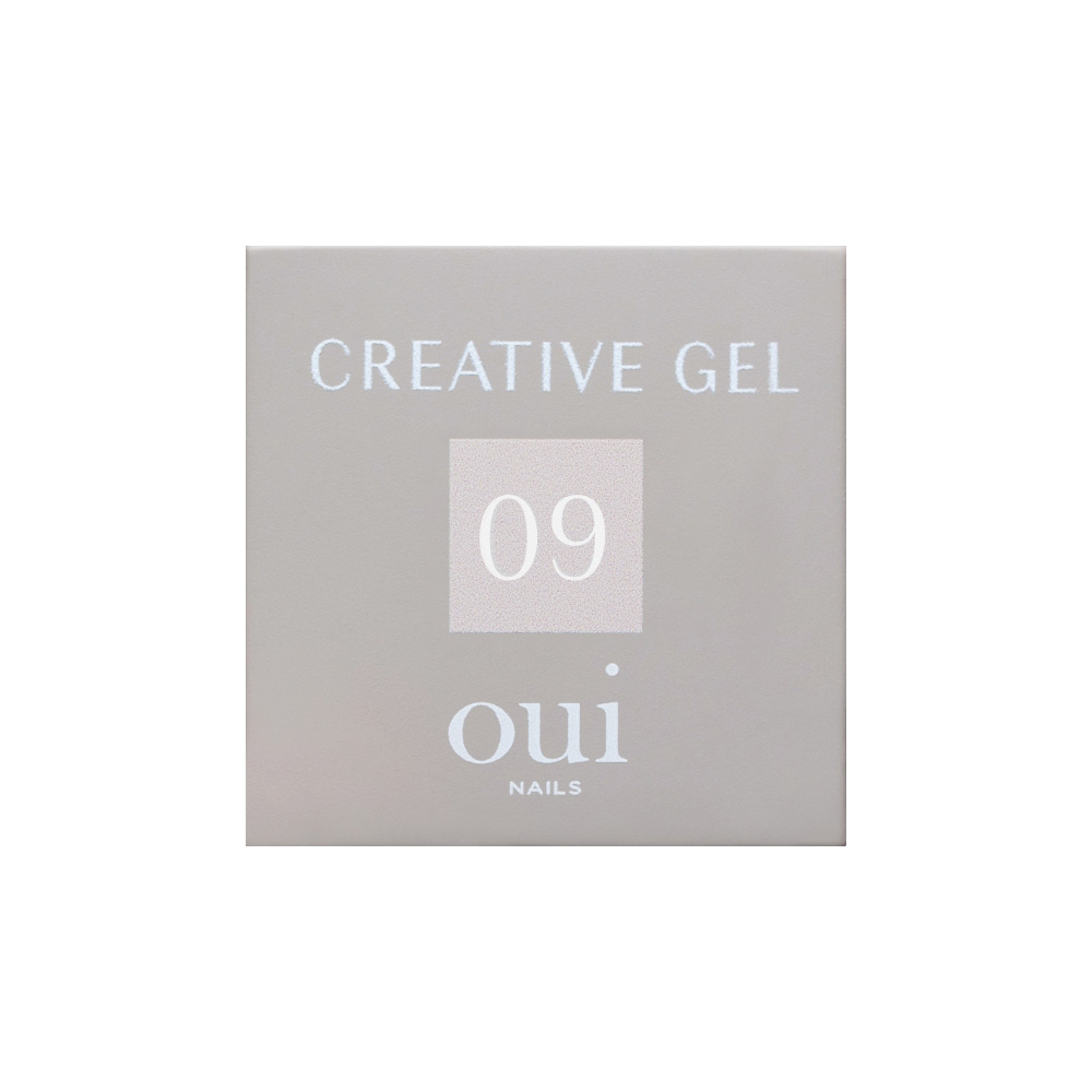 ■oui nails クリエイティブジェル09 オフホワイト 4g OUI-G-CG09