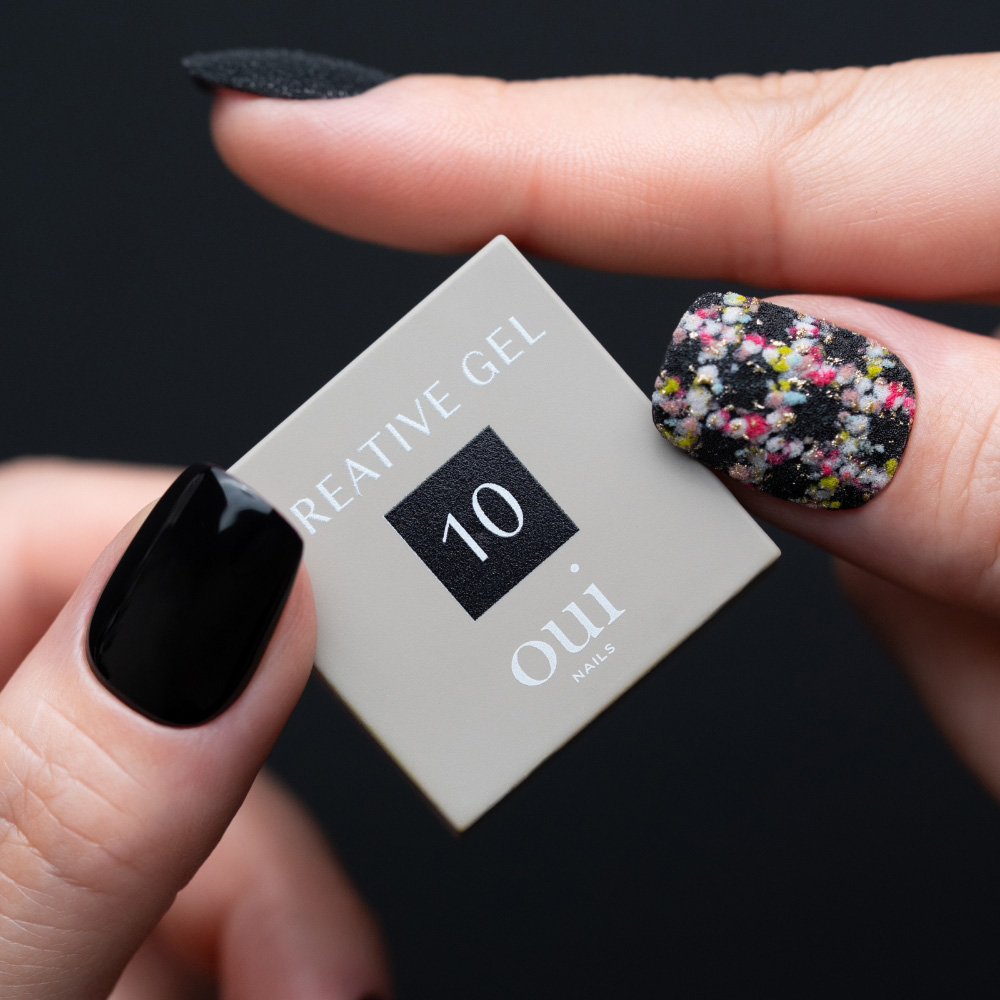 ■oui nails クリエイティブジェル10 ブラック 4g OUI-G-CG10