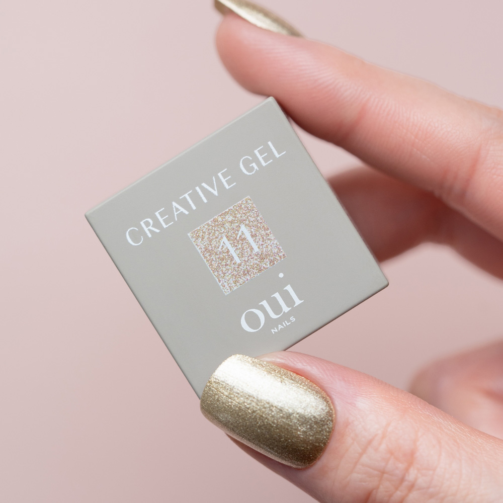 ■oui nails クリエイティブジェル11 ゴールド 4g OUI-G-CG11
