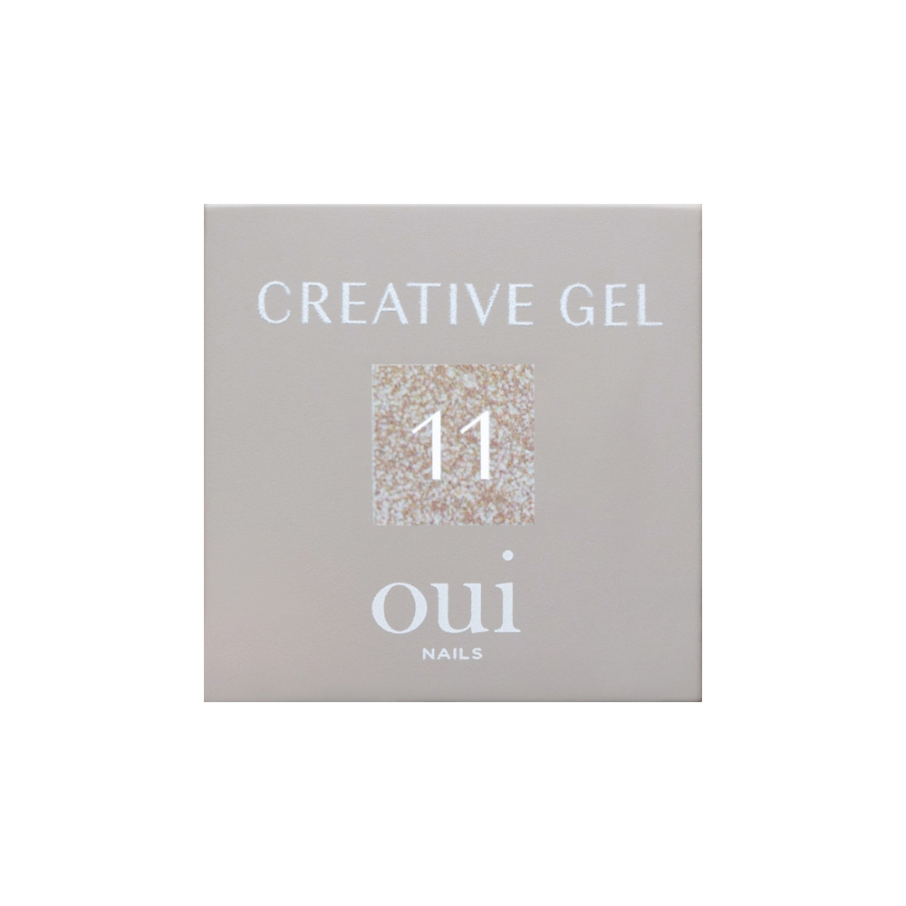 ■oui nails クリエイティブジェル11 ゴールド 4g OUI-G-CG11