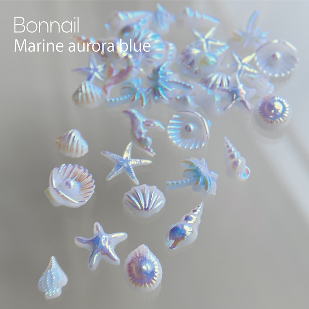 Bonnail マリン オーロラブルー 40pcs