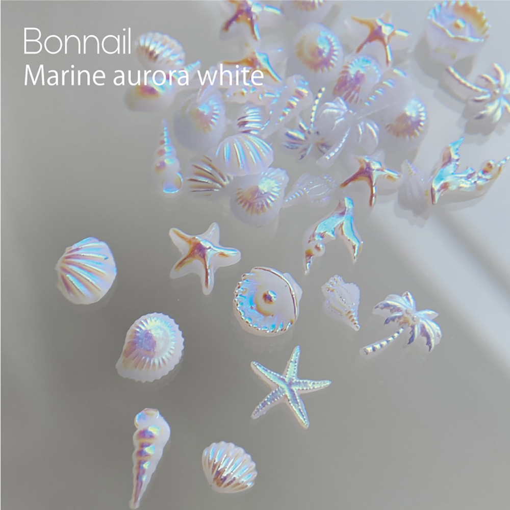 Bonnail マリン オーロラホワイト 40pcs