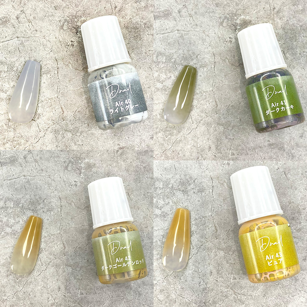 D.nail アクリリック エアーペイントセット 5ml ダルカラーシリーズ ネイチャー #6716