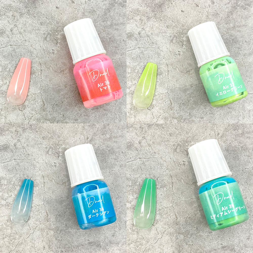 D.nail アクリリック エアーペイントセット 5ml ダルカラーシリーズ フラワー #6686