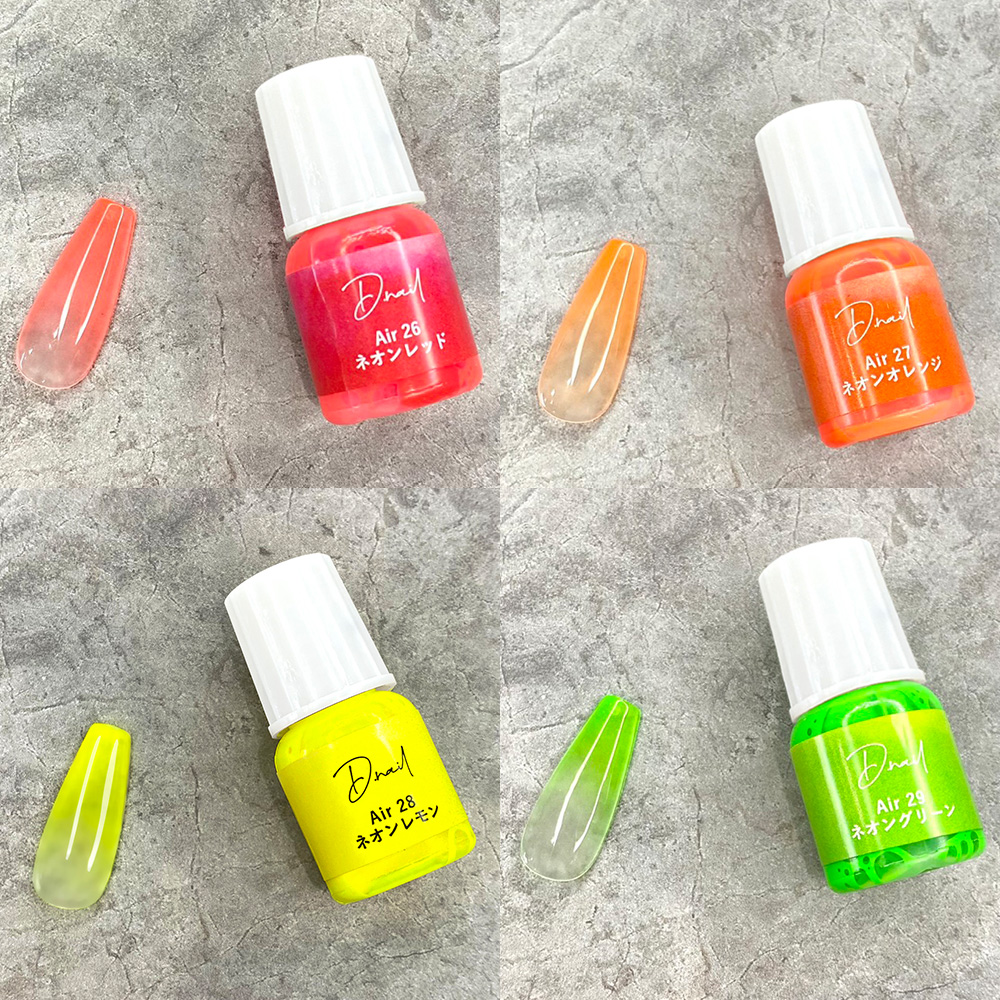 D.nail アクリリック エアーペイントセット 5ml ネオンシリーズ #6685