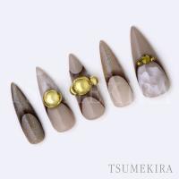 ツメキラ グラデーションフレンチ ブラウン NN-NAN-004