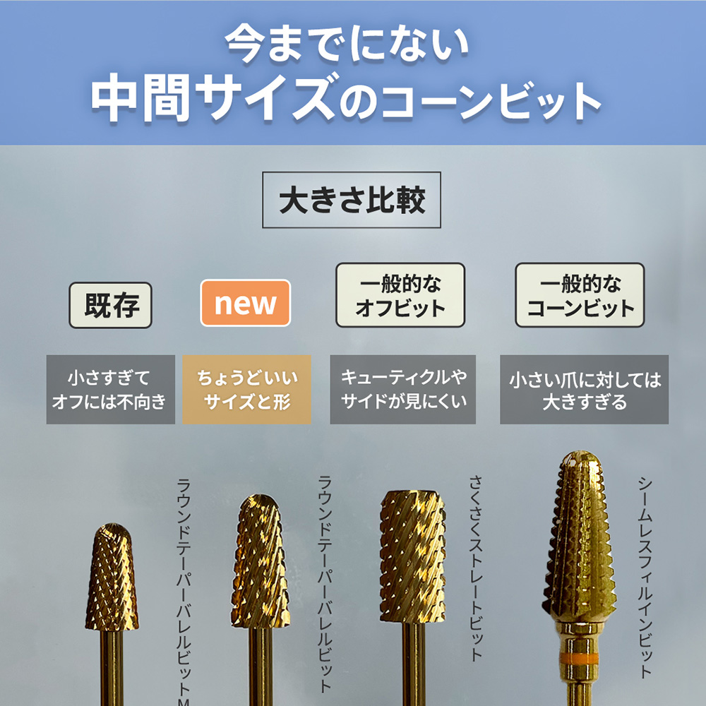 my&bee マイビー ラウンドテーパーバレルビットXC RTB-XC