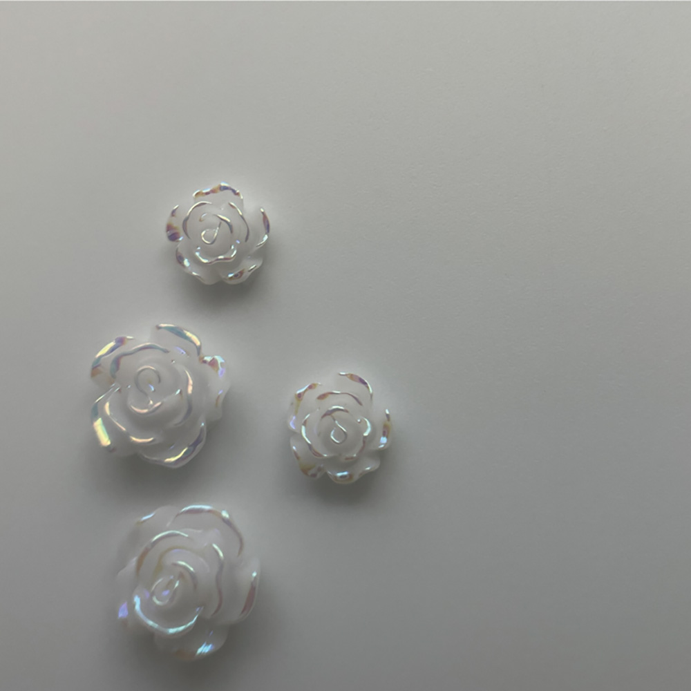 Bonnail ローズ オーロラホワイト 8mm 10pcs