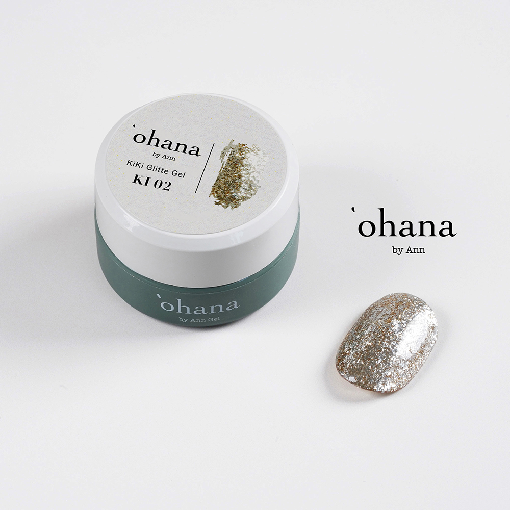 ‘ohana キキグリッタージェル 3g KI02 ゴールド #8653