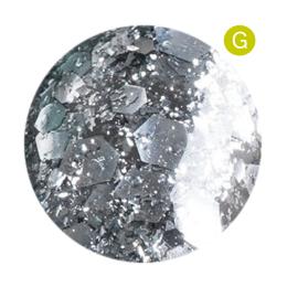 ‘ohana キキグリッタージェル 3g KI08 ブラックシルバーホロ #8659