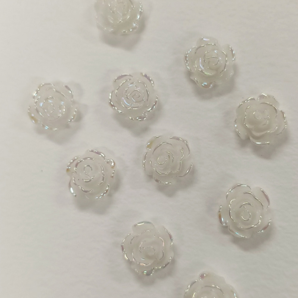 Bonnail ローズ オーロラホワイト 8mm 10pcs