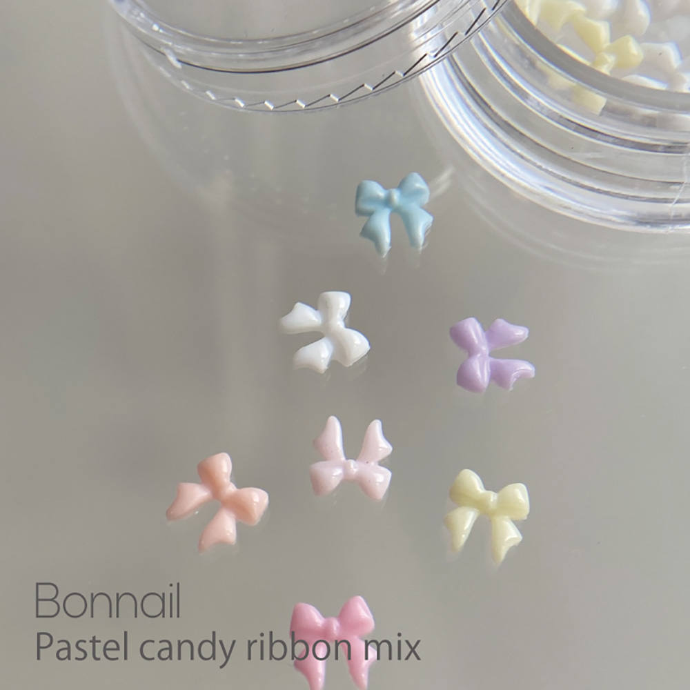 Bonnail パステルキャンディリボンミックス 20pcs