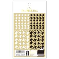 ツメキラ 千鳥格子 グランデ ホワイト&ブラック NN-CDR-008