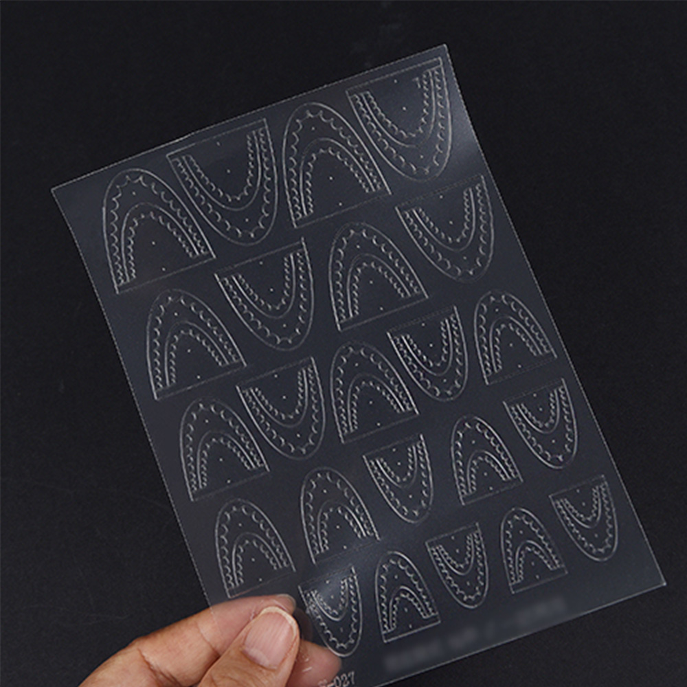 ICEGEL ステンシルステッカー TS-01 レースフレンチ